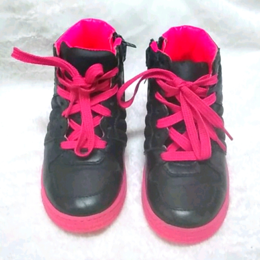 Authentic Gucci High Top Toddler Girl Sneakers